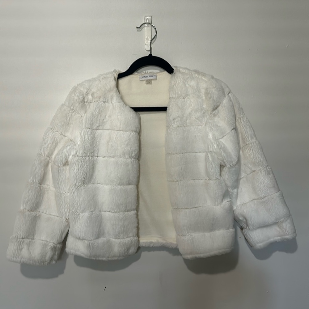 Calvin Klein Faux Fur mini jacket
